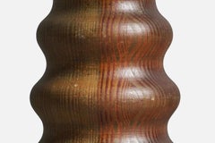 Swedish Designer, Organic Table Lamps, Pine, Sweden, 1970s