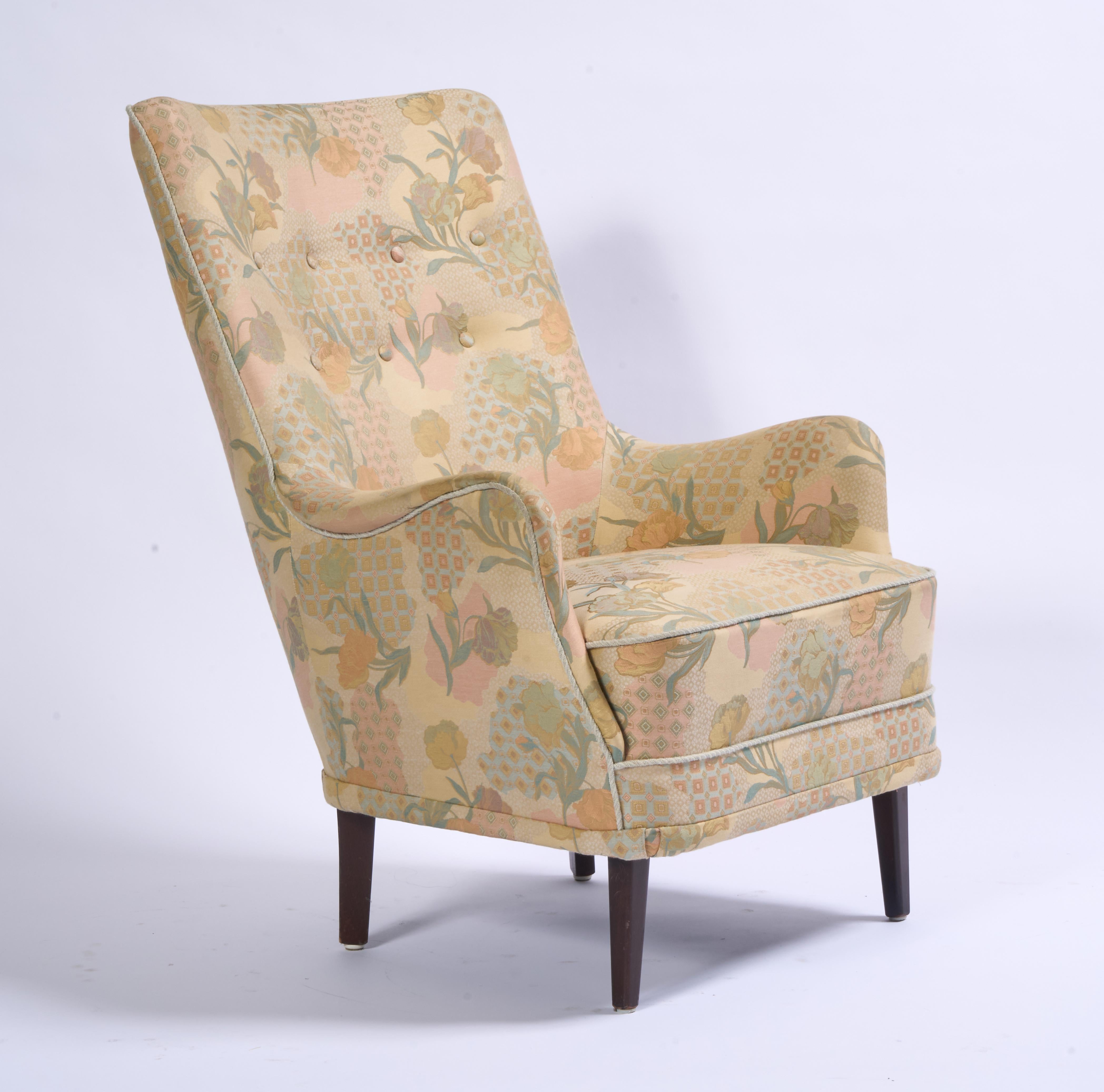 Svedese Swedish Designer, Pair of Chairs in style of Carl Malmsten in vendita