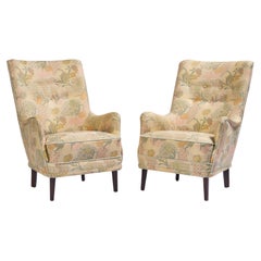 Swedish Designer, Pair of Chairs in style of Carl Malmsten