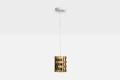 Swedish Designer, Pendant Light, Brass, Sweden, 1960s
