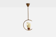 Design/One, Design-Light, laiton, teck, verre, Suède, années 1950