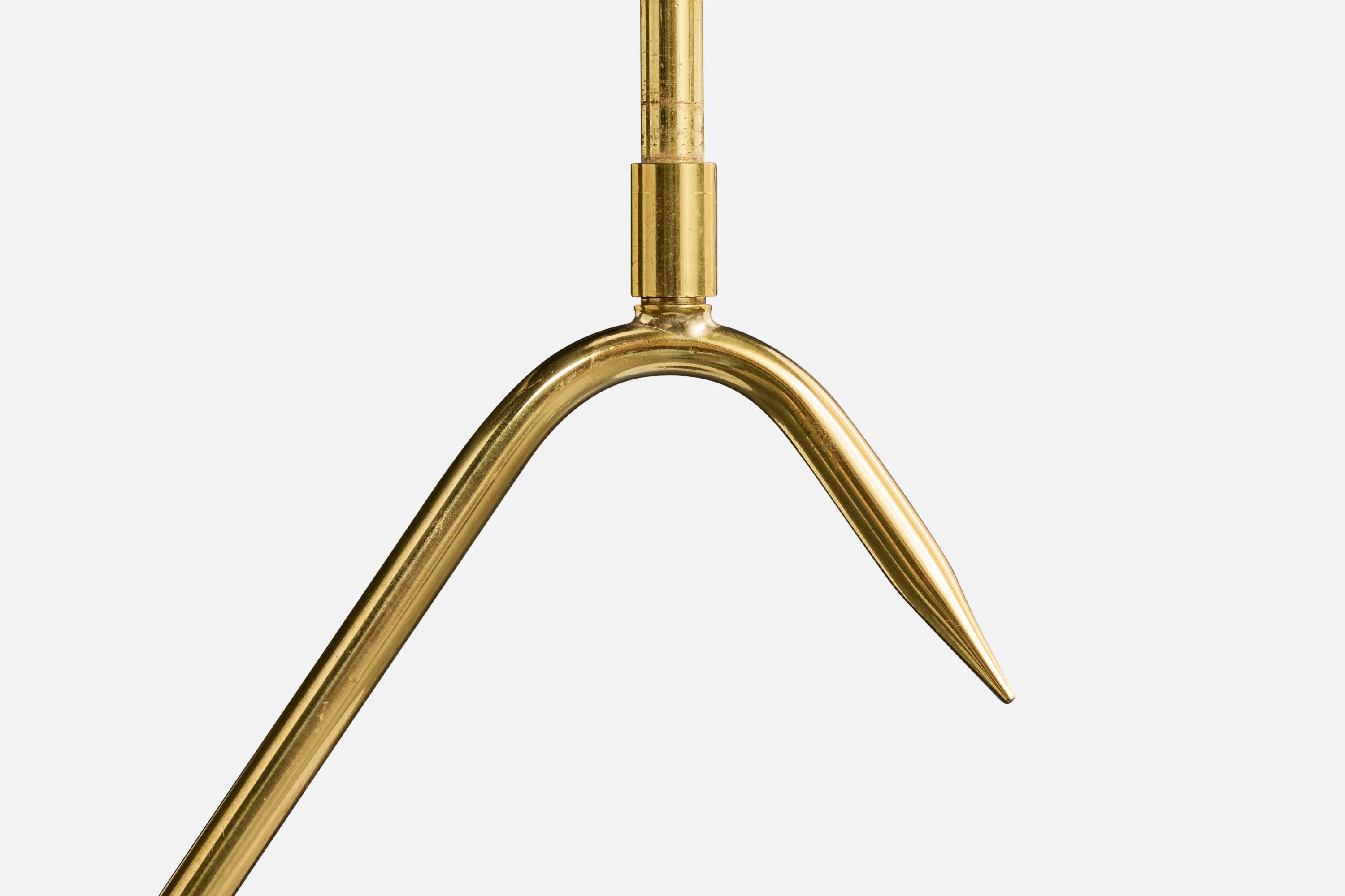 Design/One, Design-Light, laiton, teck, verre, Suède, années 1950 en vente 1