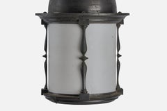 Designer svedese, lampada a sospensione, ghisa, vetro, Svezia, anni '30