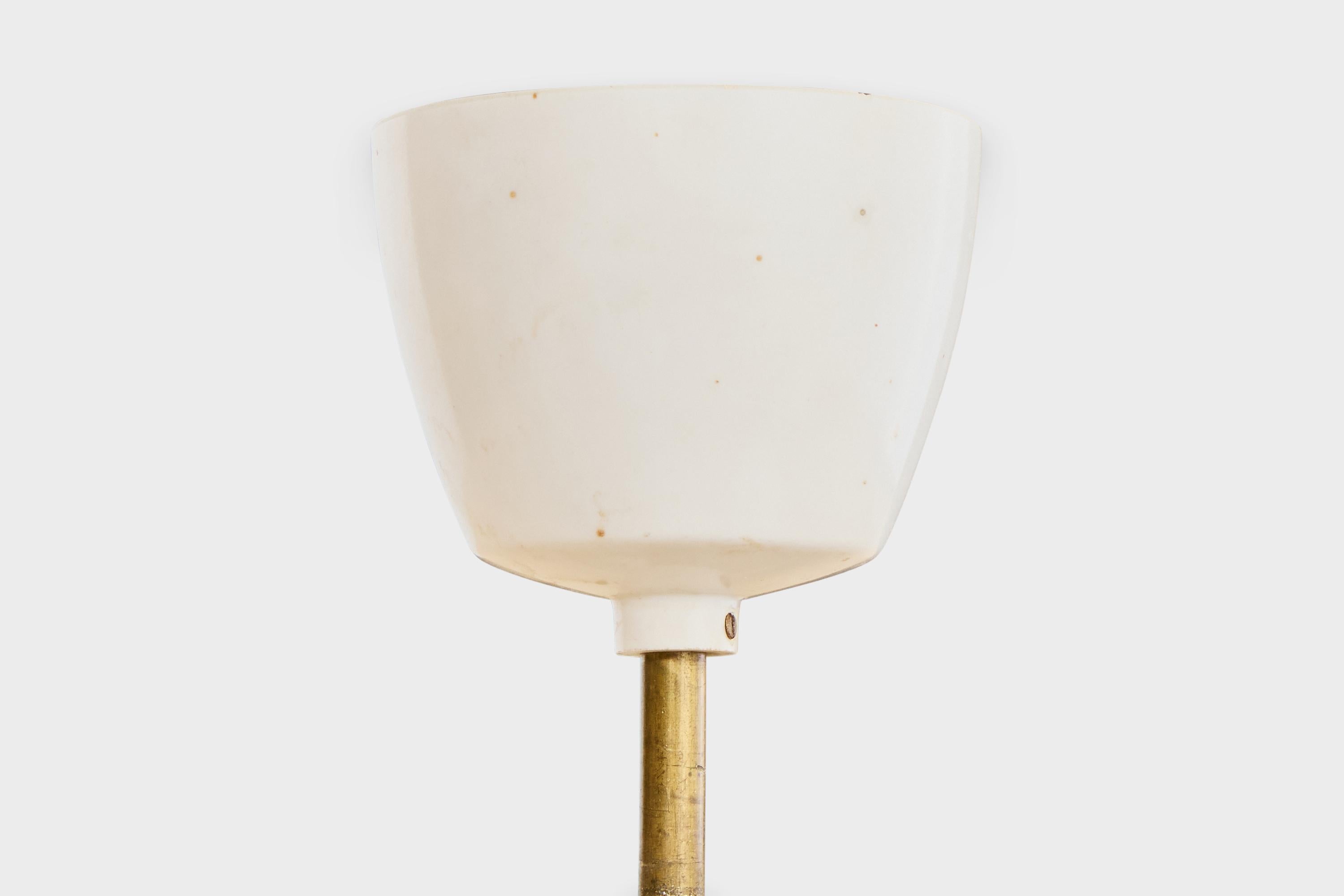 Designer suédois, lampe suspendue, tissu, métal, Suède, années 1970 en vente 2