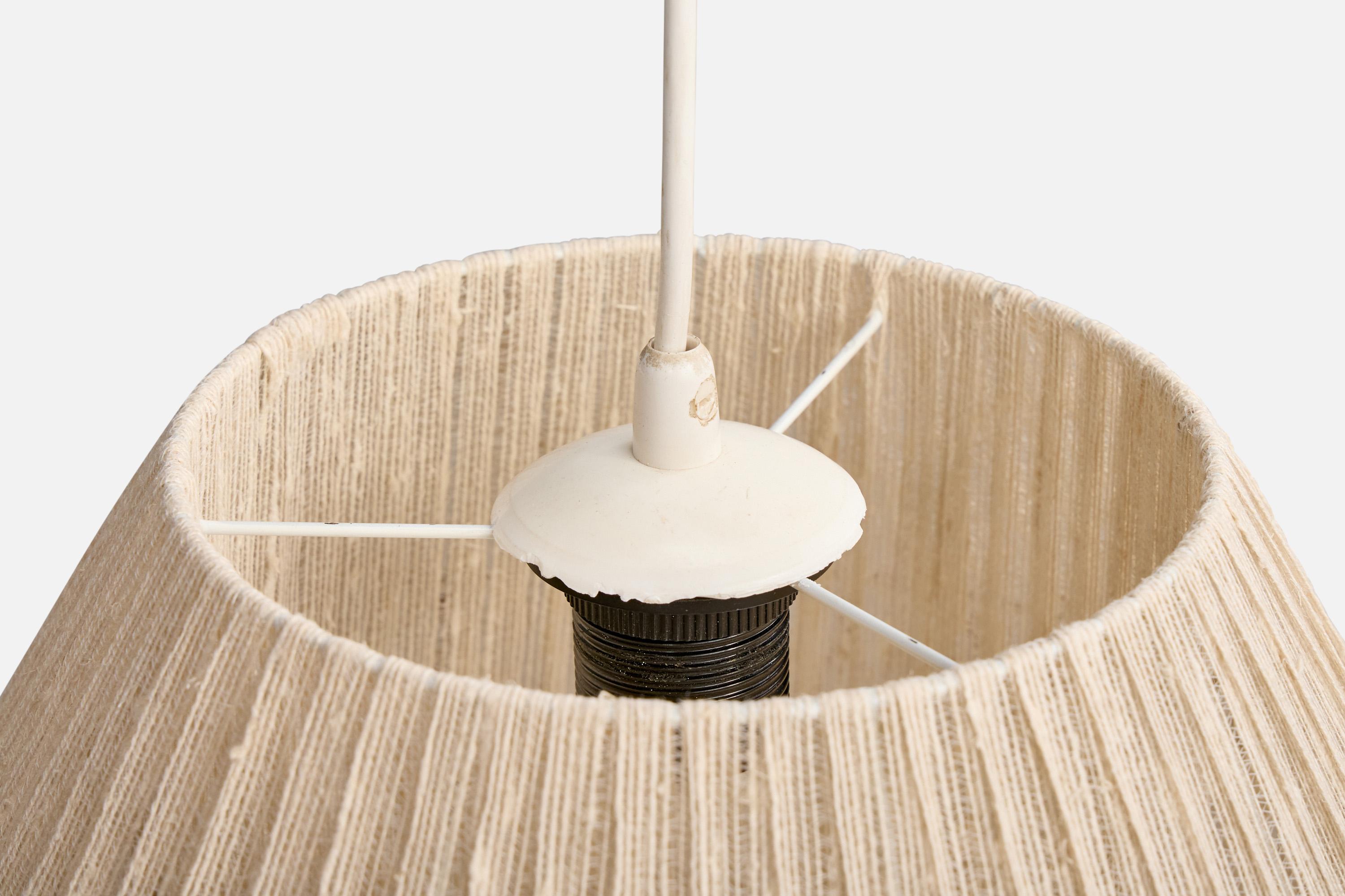 Tissu Designer suédois, lampe suspendue, tissu, Suède, années 1960 en vente