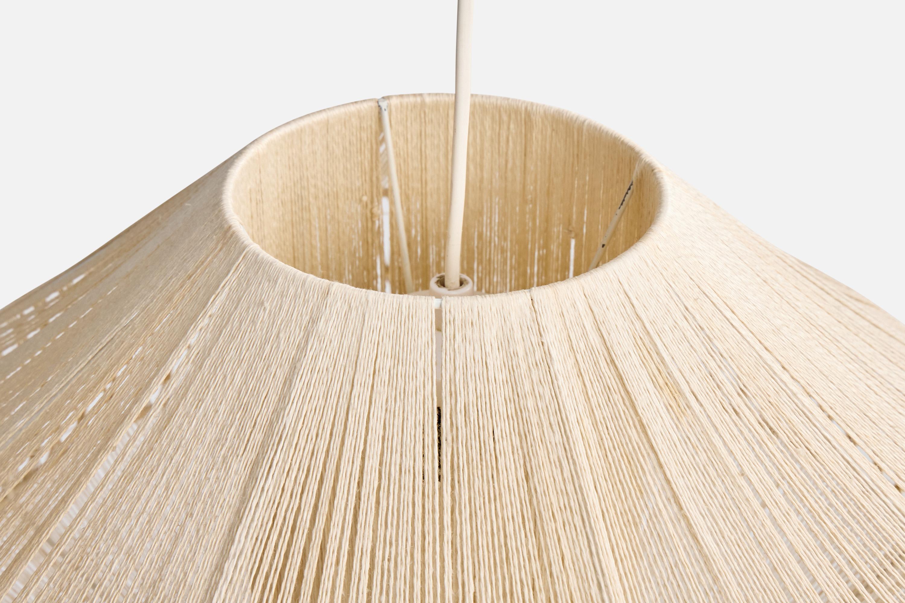 Tissu Designer suédois, lampe suspendue, tissu, Suède, années 1960 en vente