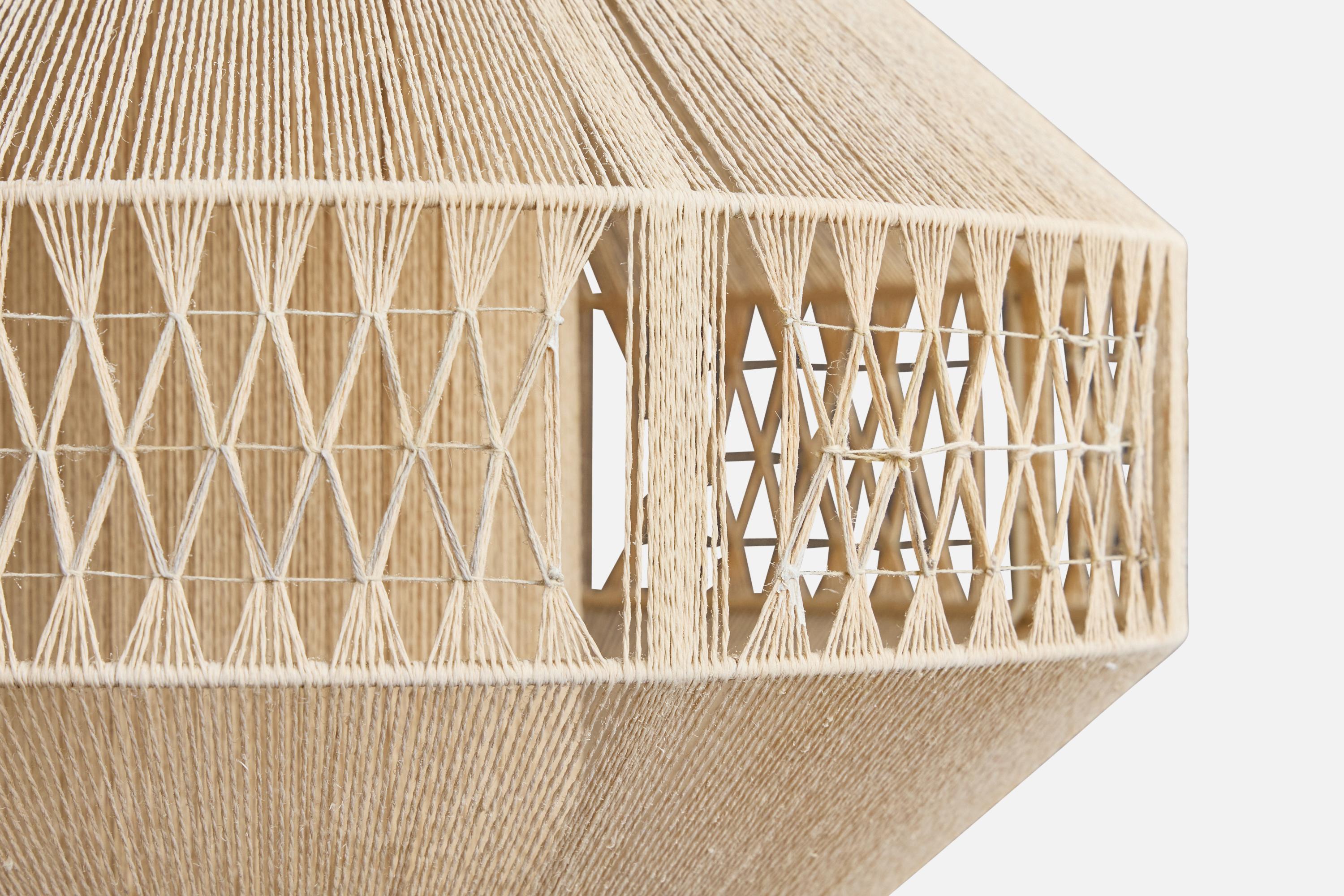 Tissu Designer suédois, lampe suspendue, tissu, Suède, années 1960 en vente