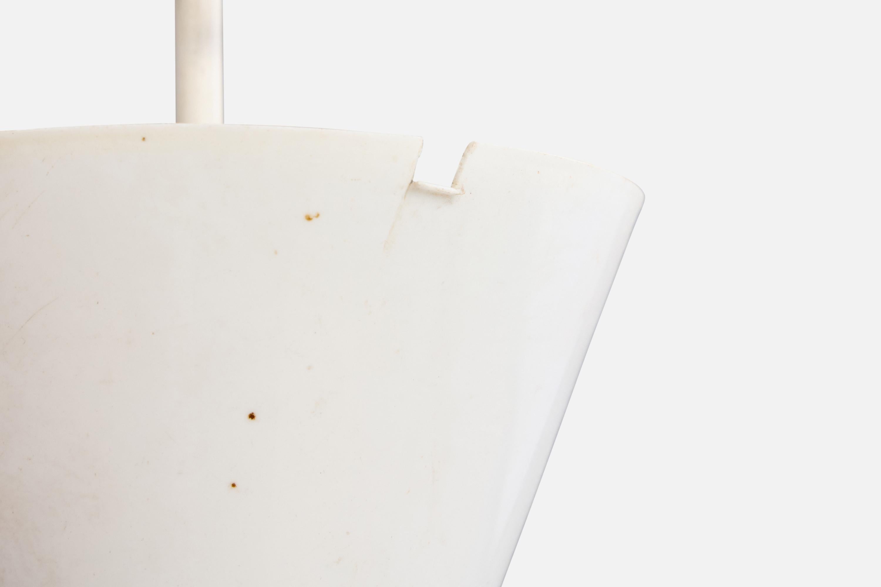 Designer suédois, lampe suspendue, tissu, Suède, années 1960 en vente 2