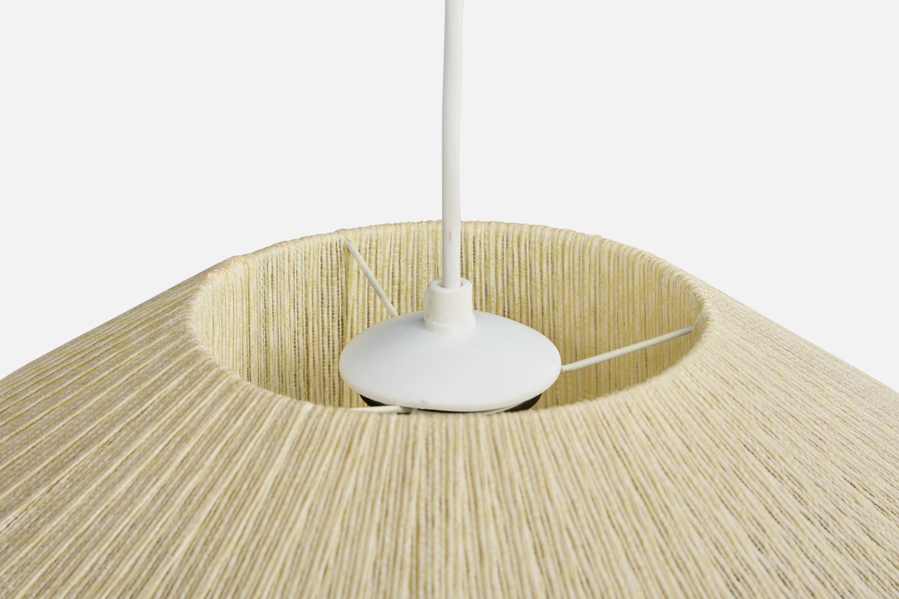 Designer svedese, lampada a sospensione, tessuto, Svezia, anni '1960 in vendita 2