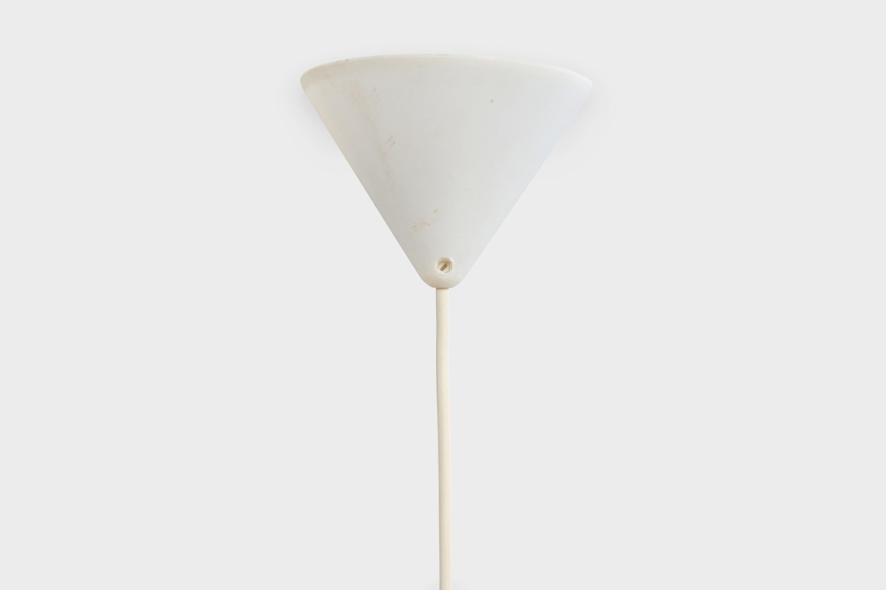 Designer suédois, lampe suspendue, tissu, Suède, années 1960 en vente 2