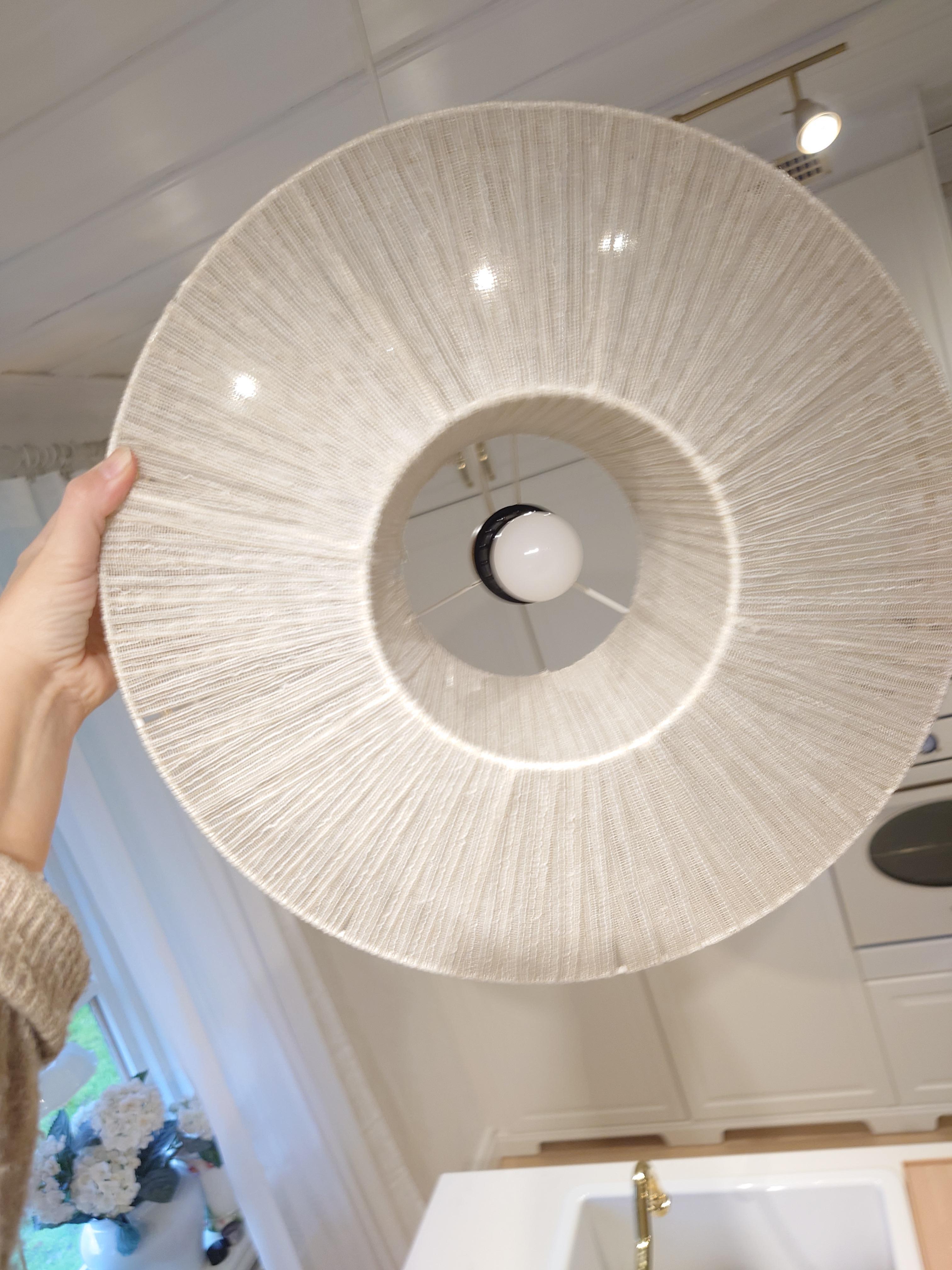 Designer svedese, lampada a sospensione, tessuto, Svezia, anni '1960 in vendita 2