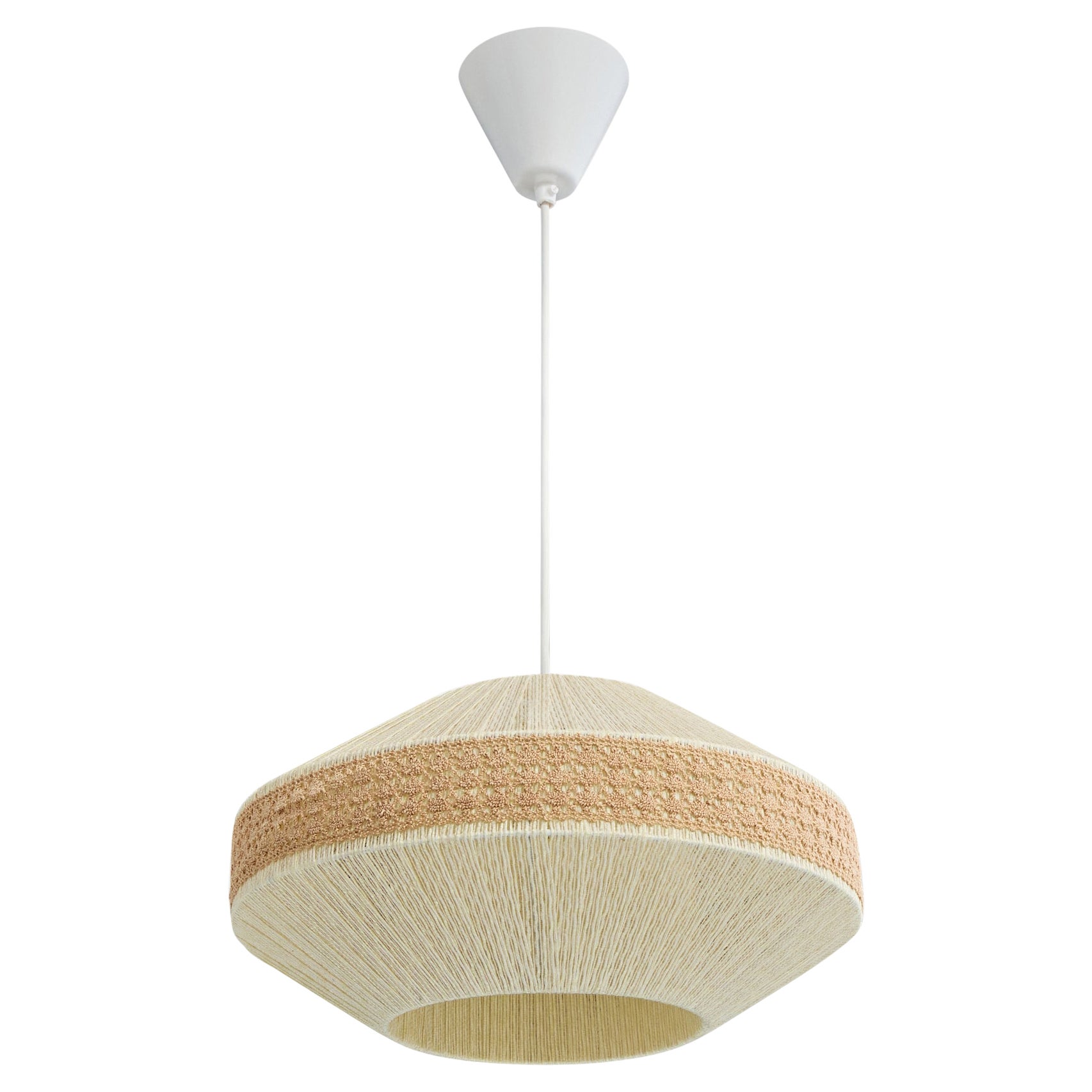 Designer svedese, lampada a sospensione, tessuto, Svezia, anni
1960