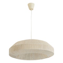 Designer svedese, lampada a sospensione, tessuto, Svezia, anni '1960