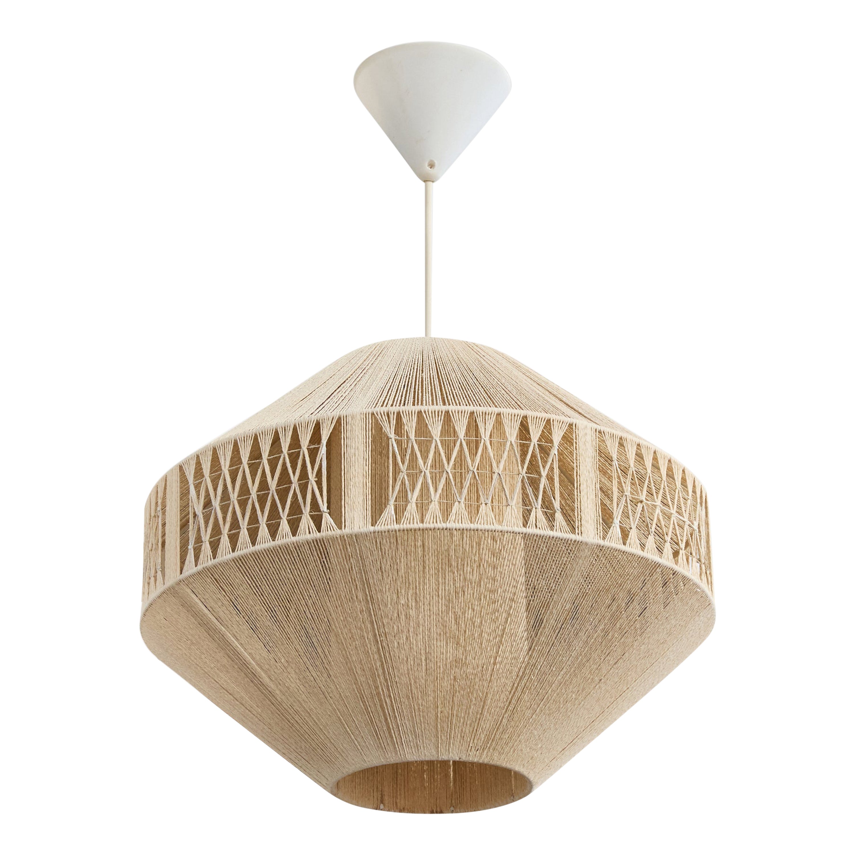 Designer svedese, lampada a sospensione, tessuto, Svezia, anni
1960