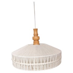 Designer svedese, lampada a sospensione, tessuto, Svezia, anni '1960