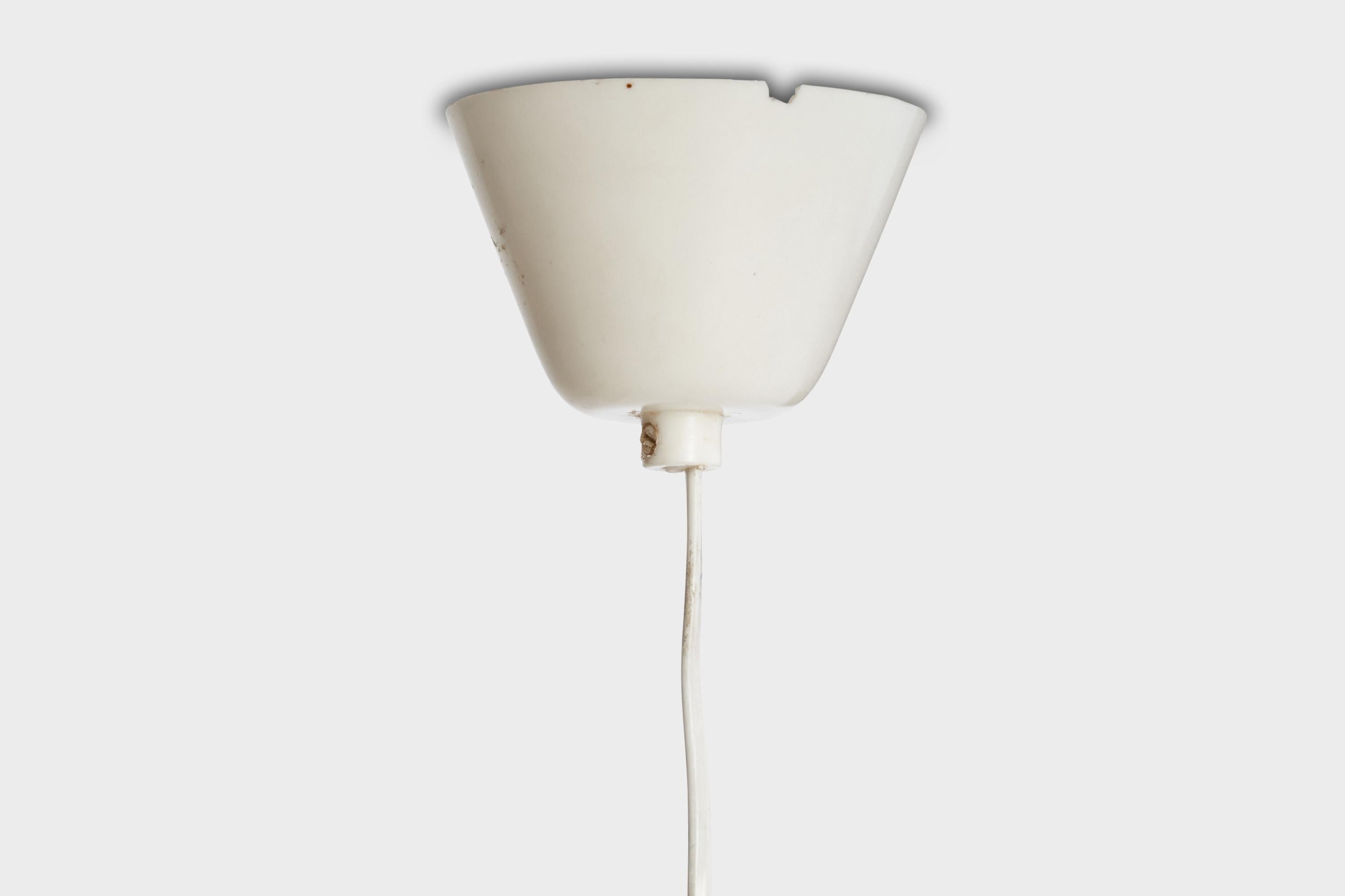 Designer svedese, lampada a sospensione, tessuto, Svezia, anni '1970 in vendita 5