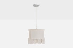 Swedish Designer, Pendant Light, Fabric, Sweden, 1970s