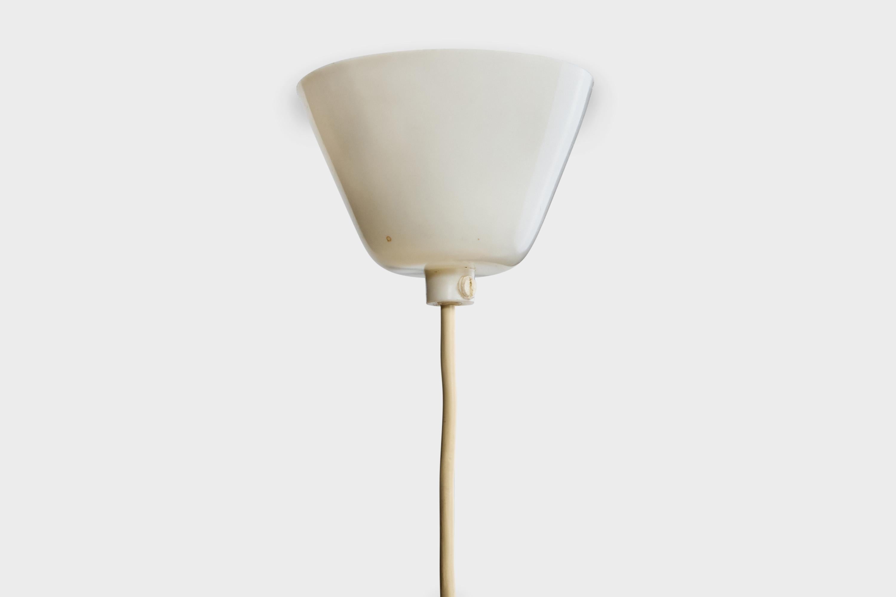 Designer svedese, lampada a sospensione, tessuto, Svezia, anni '1970 in vendita 2