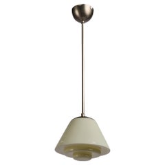 Designer svedese, lampada a sospensione, vetro, metallo, Svezia, anni '30