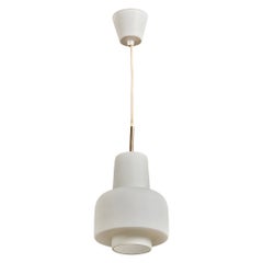 Swedish Designer, Pendant Light, Glass, Sweden, 1950s