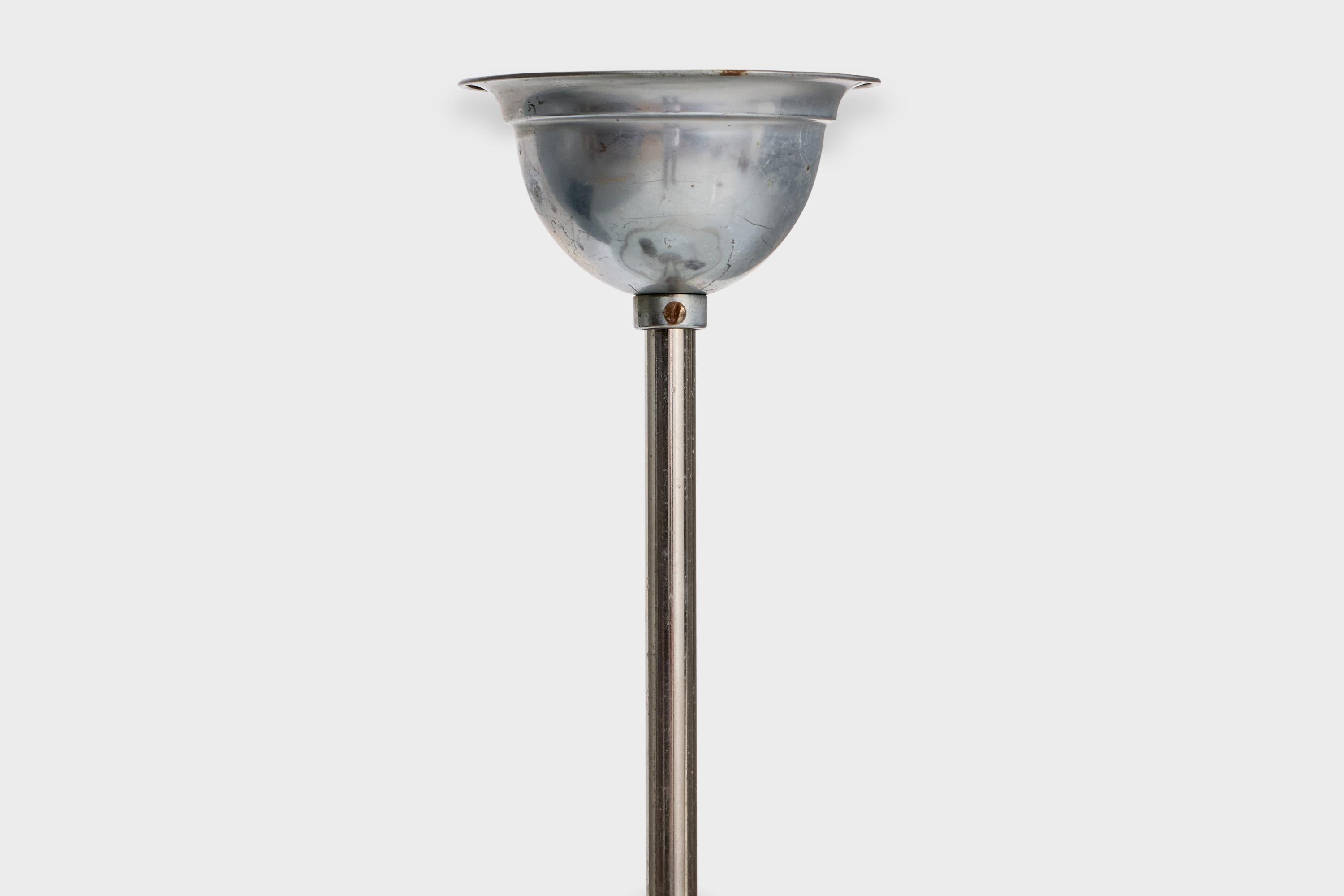 Designer suédois, lampe suspendue, métal, parchemin, verre, Suède, années 1930 en vente 2
