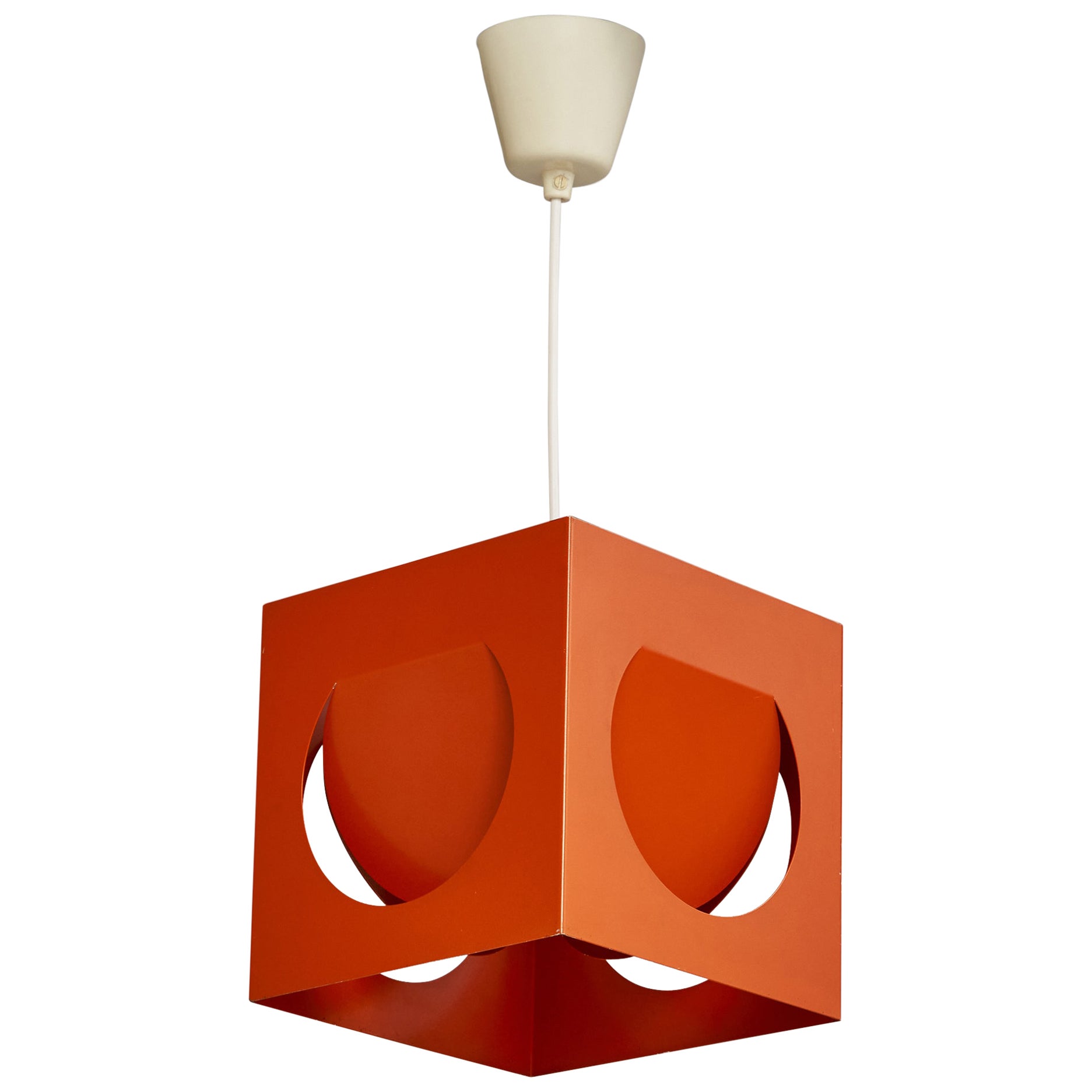 Designer svedese, Lampada a sospensione, Metallo, Svezia, anni '70