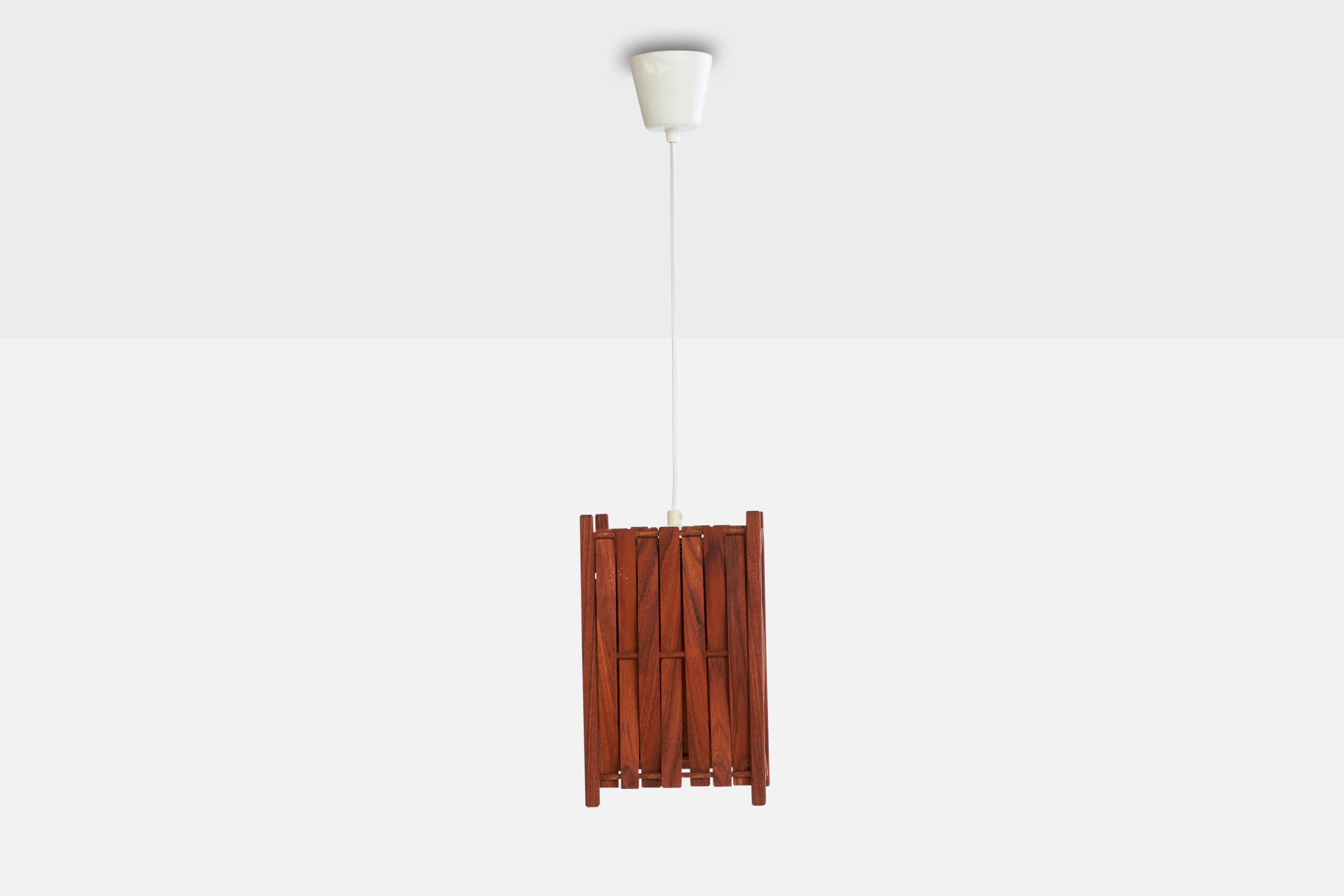 Scandinavo moderno Designer svedese, lampada a sospensione, pino, Svezia, anni '1960 in vendita
