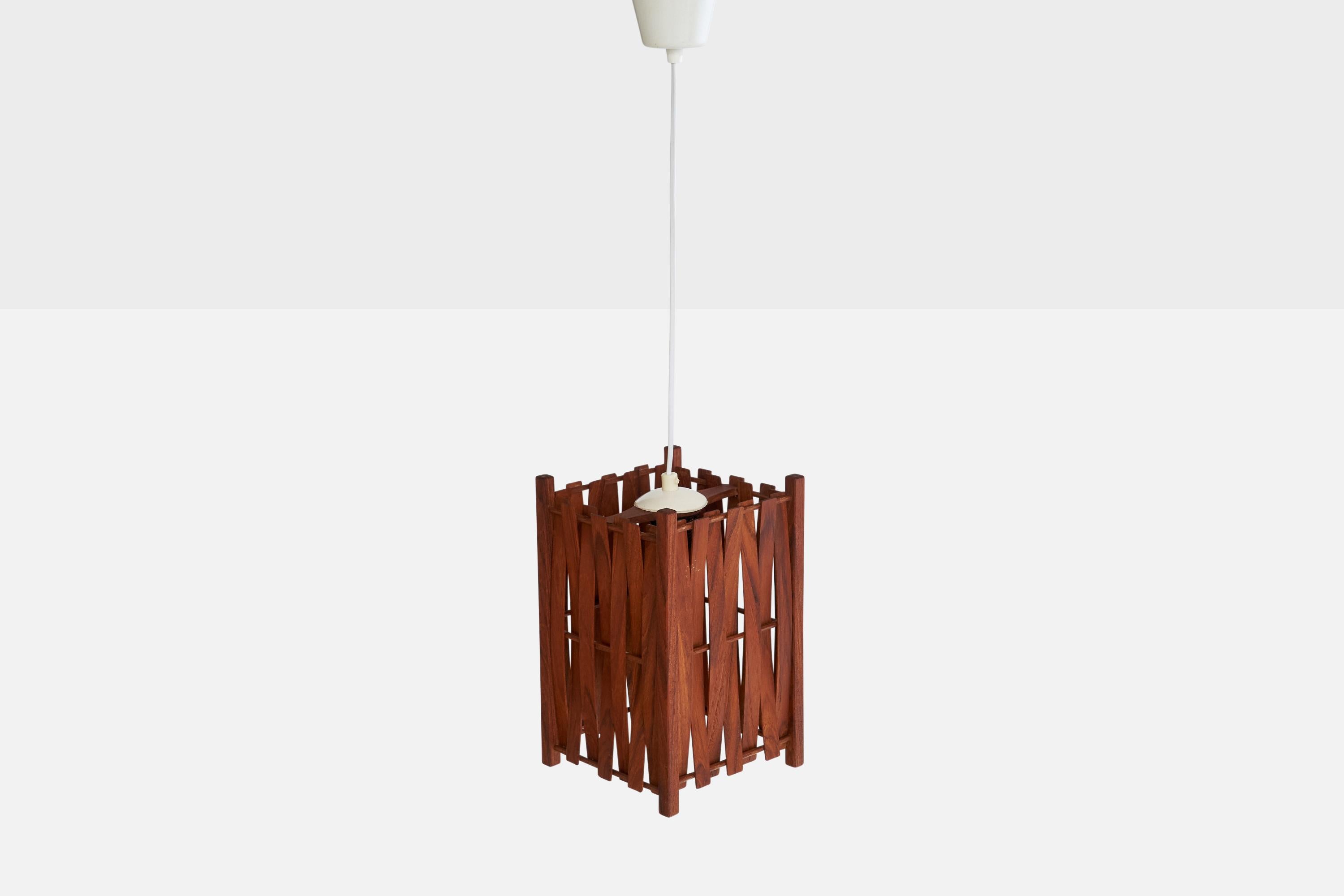 Svedese Designer svedese, lampada a sospensione, pino, Svezia, anni '1960 in vendita