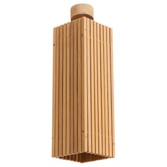 Swedish Designer, Pendant Light, Pine, Sweden, 1970s Swedish Designer, Pendant Light, Pine, Sweden, 1970s