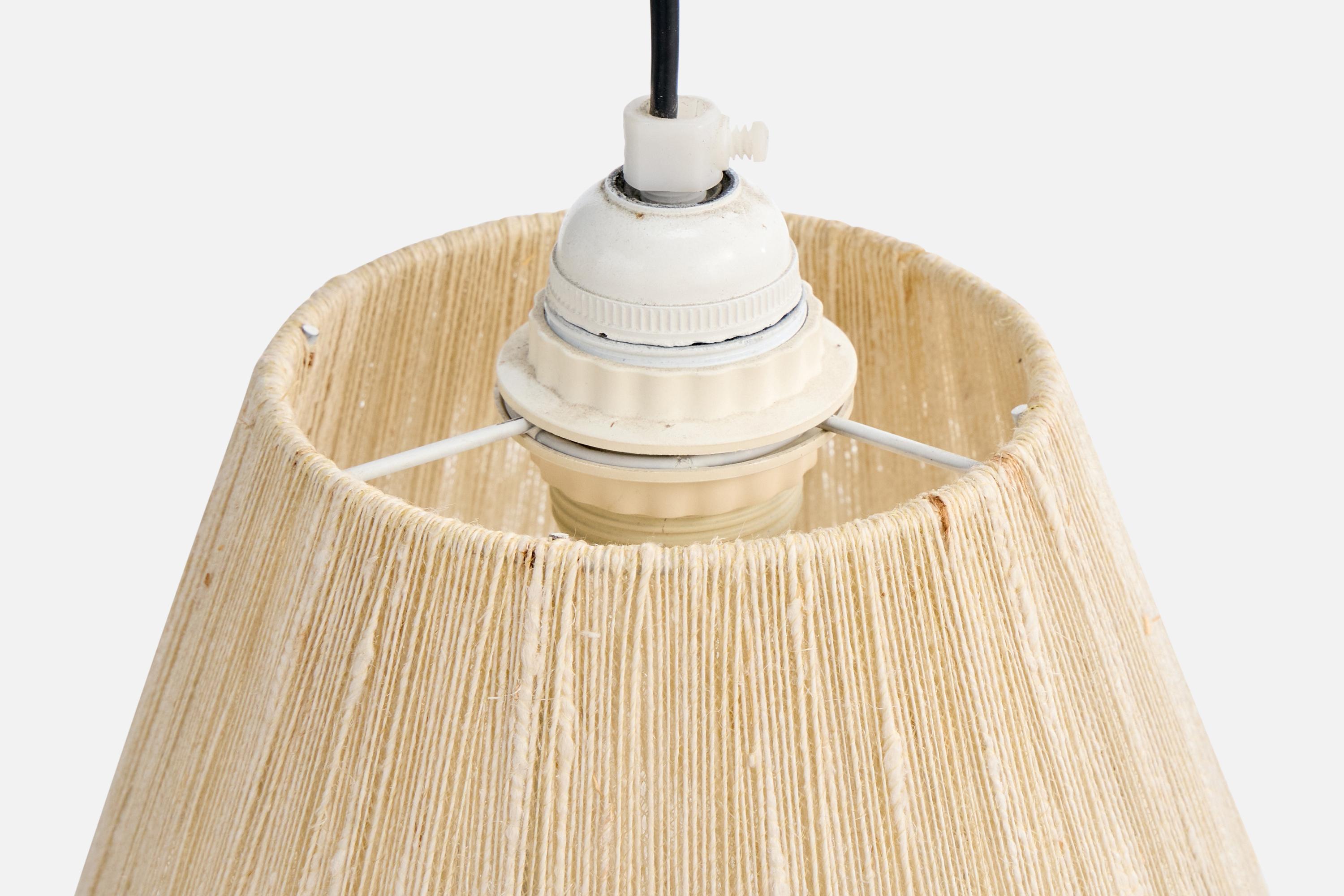 Tissu Design/One Light, Wood, Fabrice, Suède, années 1950 en vente