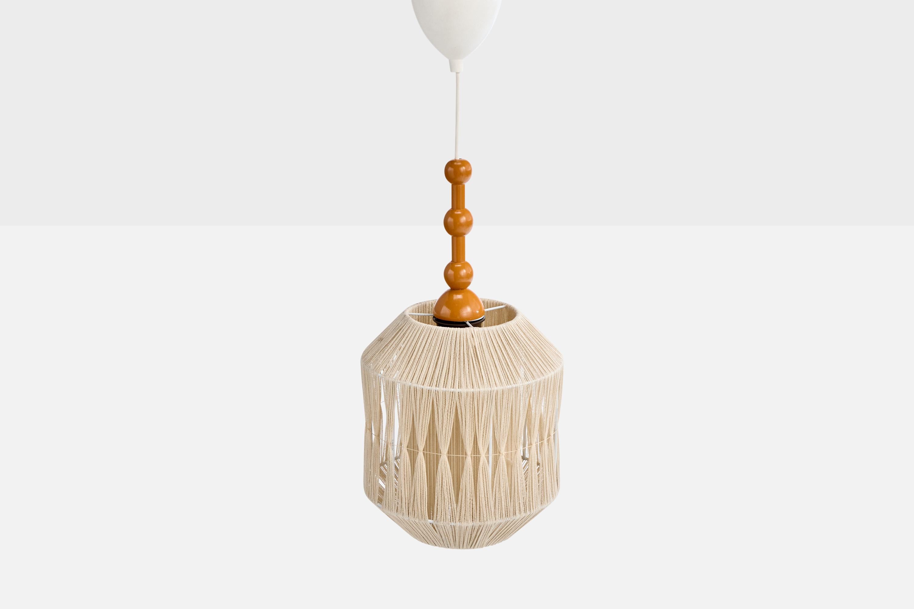 Suédois Design/One Light, Wood, Fabrice, Suède, années 1960 en vente