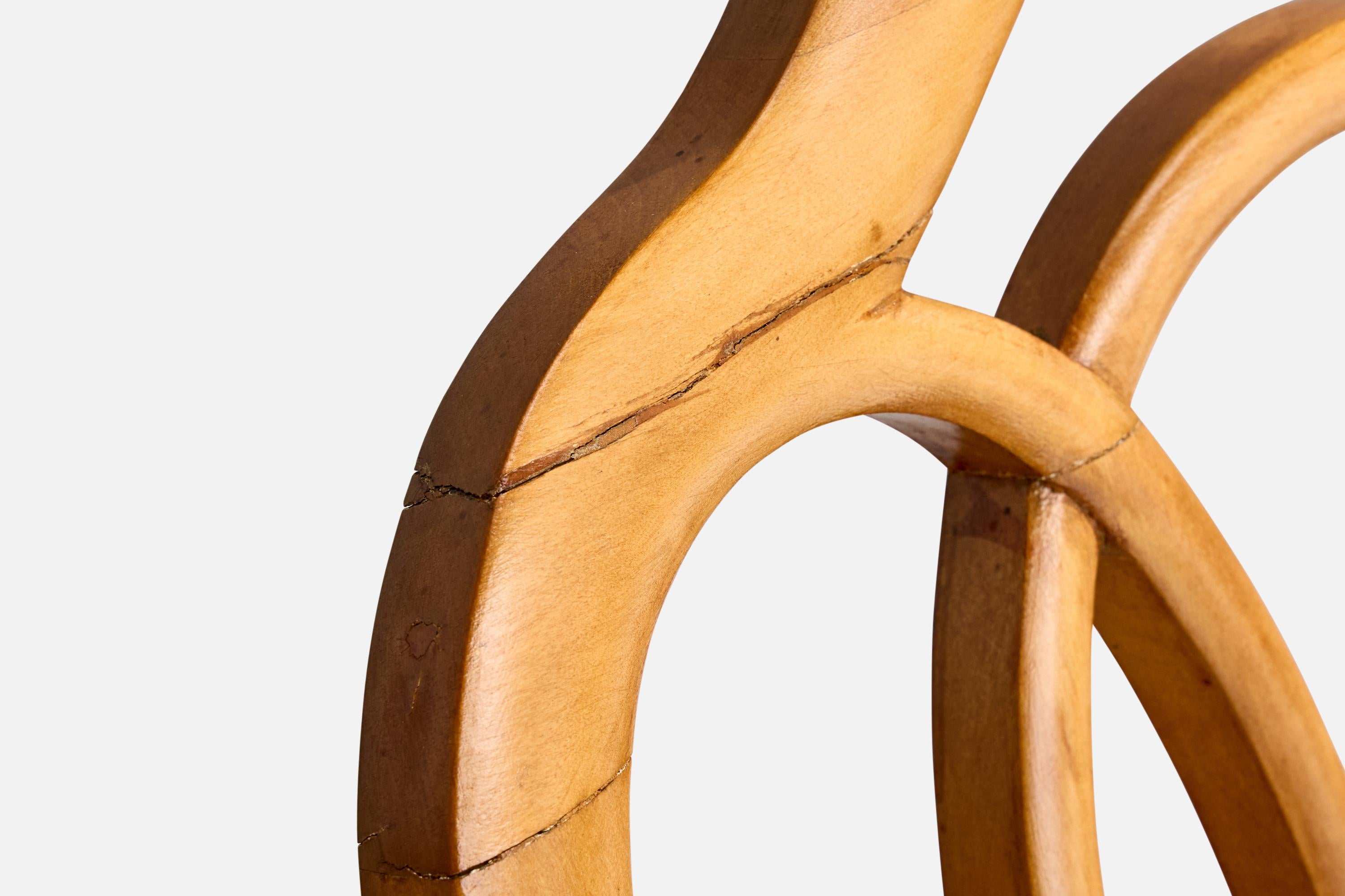 Designer suédois, chaise à bascule, bouleau, Suède, 1900 en vente 5
