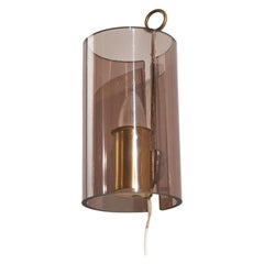 Swedish Designer, Sconce, Glass, Sweden, 1950s