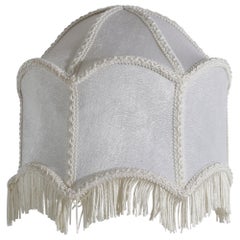 Schwedischer Designer, Wandleuchter, Samt, Metall, Schweden, ca. 1940er Jahre