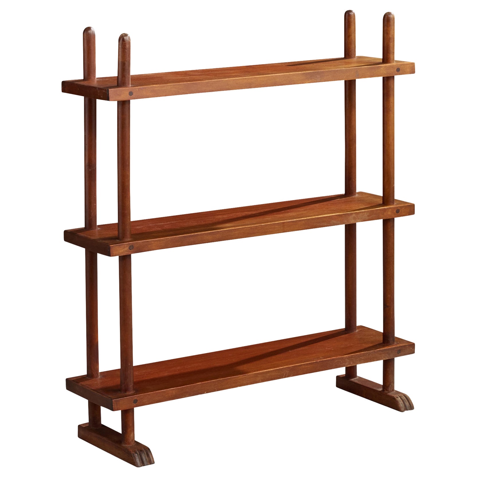 Swedish Designer, Shelf, Mahogany, Sweden, 1930s