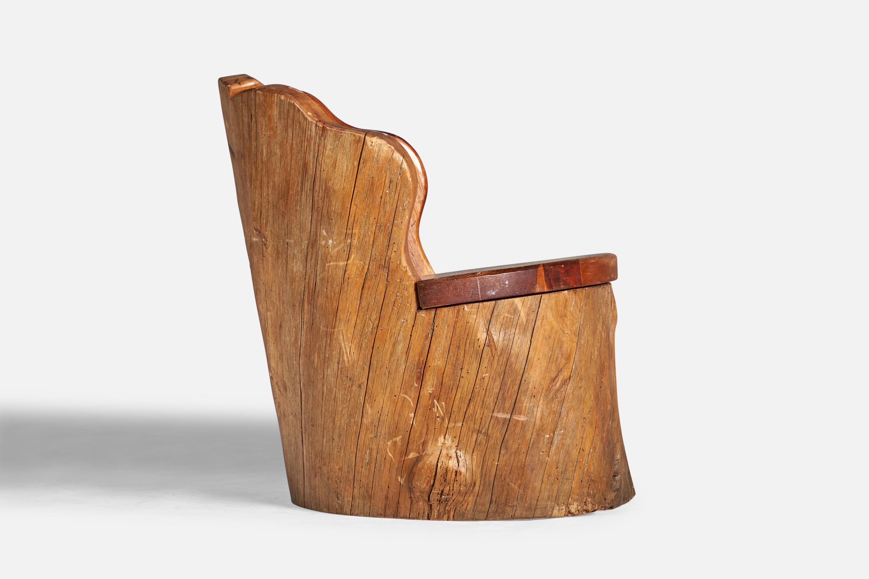 Mid-20th Century Swedish Designer, Side Chair, Wood, Sweden, 1930s For Sale