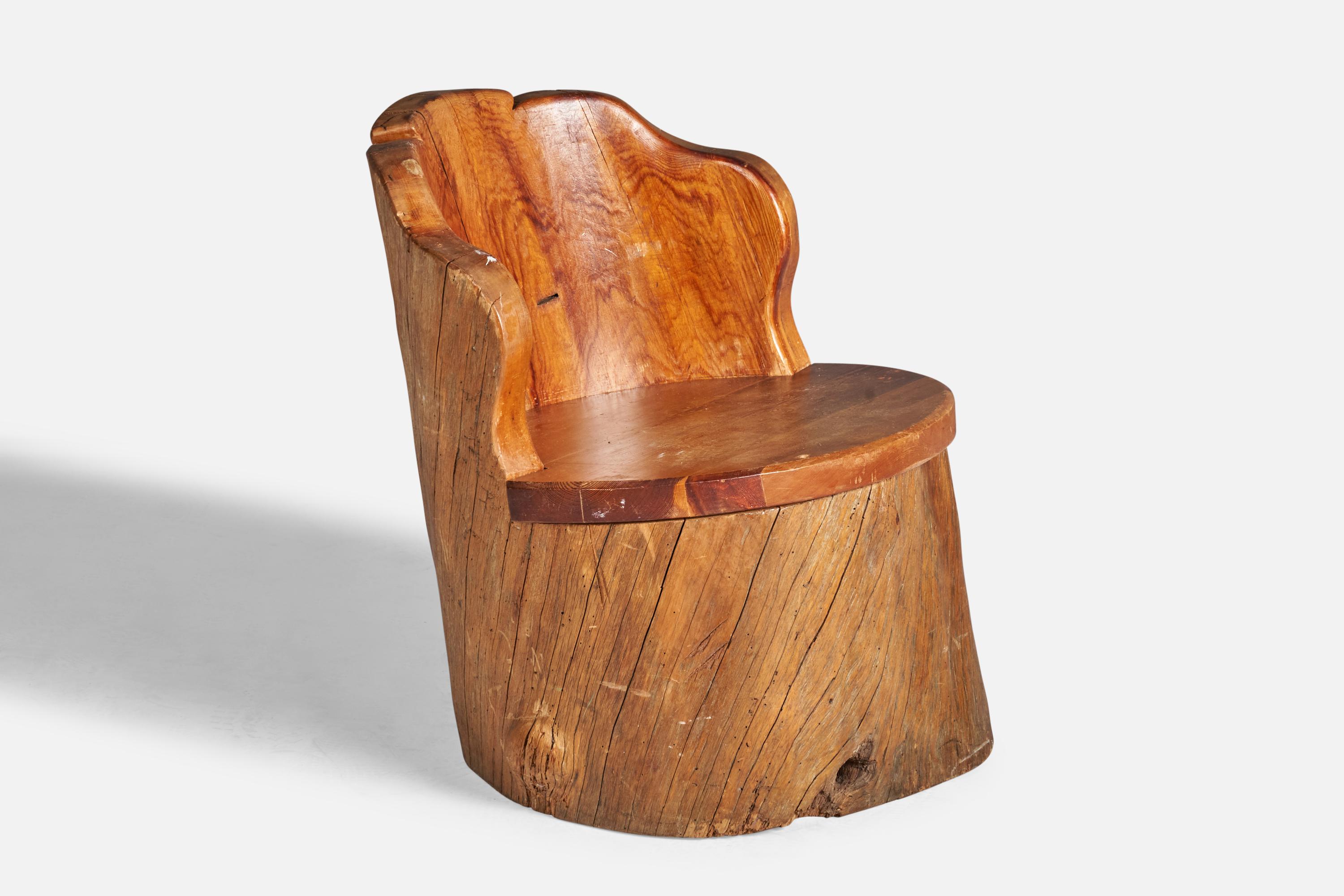 Swedish Designer, Side Chair, Wood, Sweden, 1930s For Sale 1