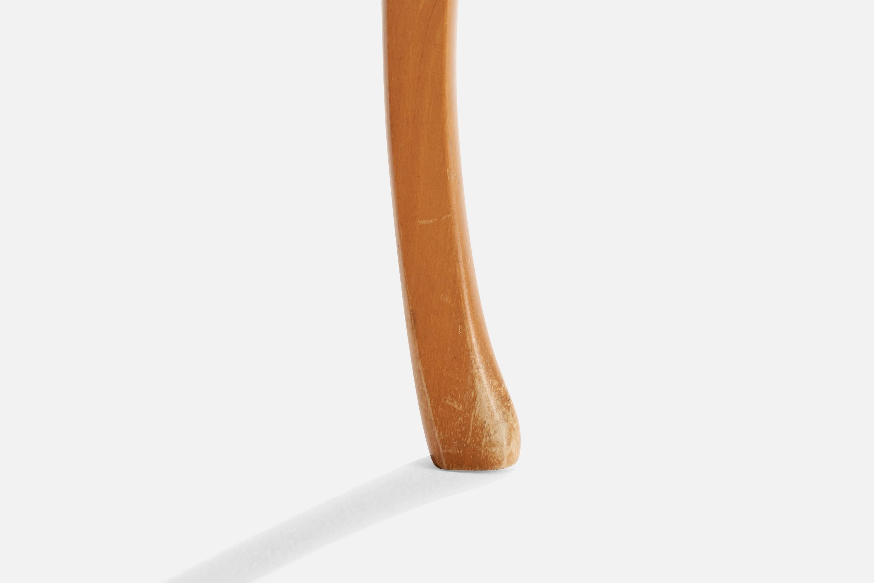 Schwedischer Designer, Beistelltisch, Birke, Ulme, Schweden, 1930er Jahre im Angebot 5