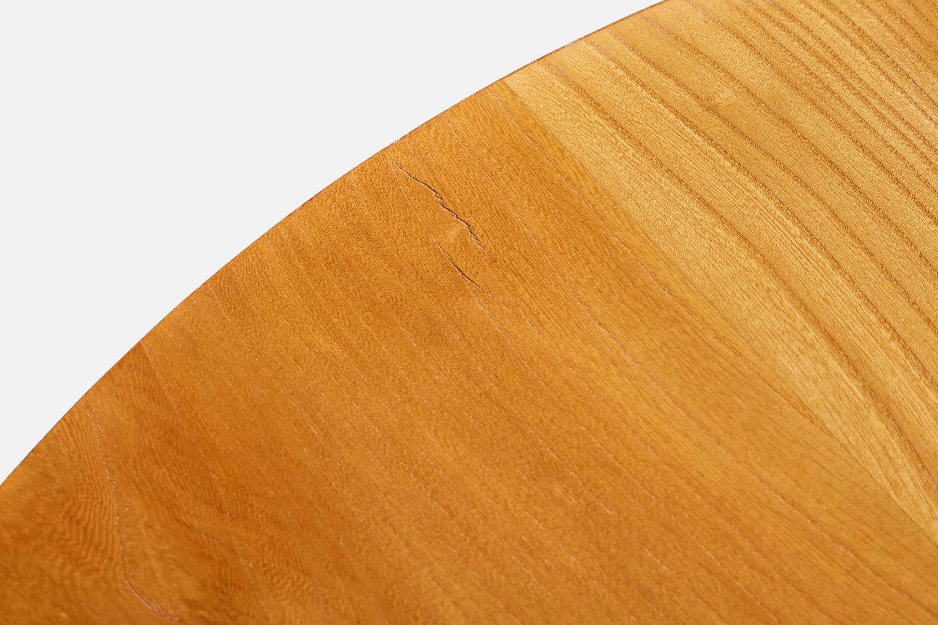 Tavolino di design svedese, betulla, olmo, Svezia, anni '30 in vendita 5