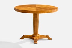 Designer suédois, table d'appoint, bouleau, orme, Suède, années 1930