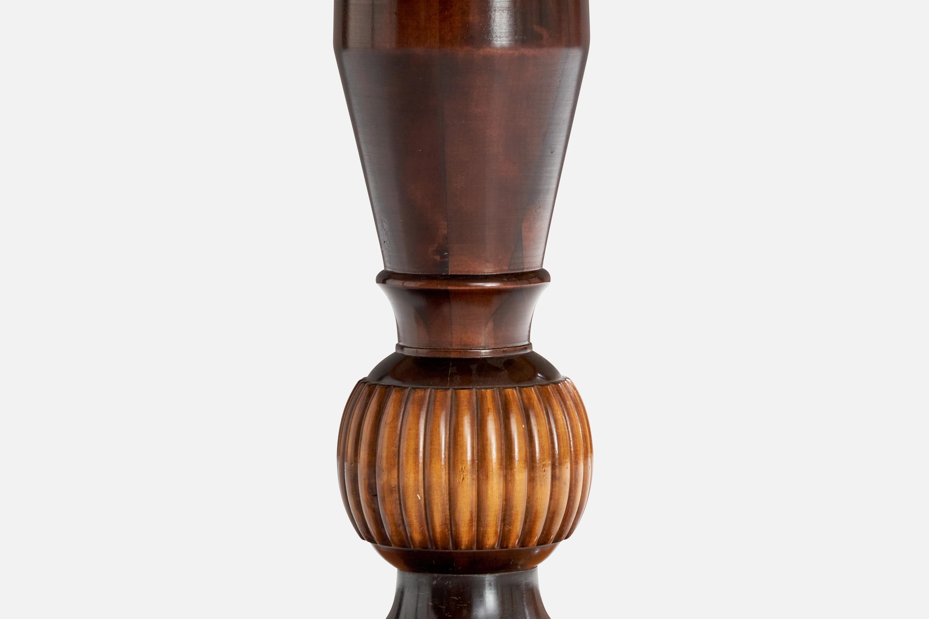 Schwedischer Designer, Beistelltisch, Birke, Eiche, Schweden, 1930er Jahre im Angebot 5