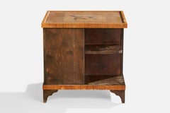 Swedish Designer, Side Table, Birch, Oak, Sweden, 1930s