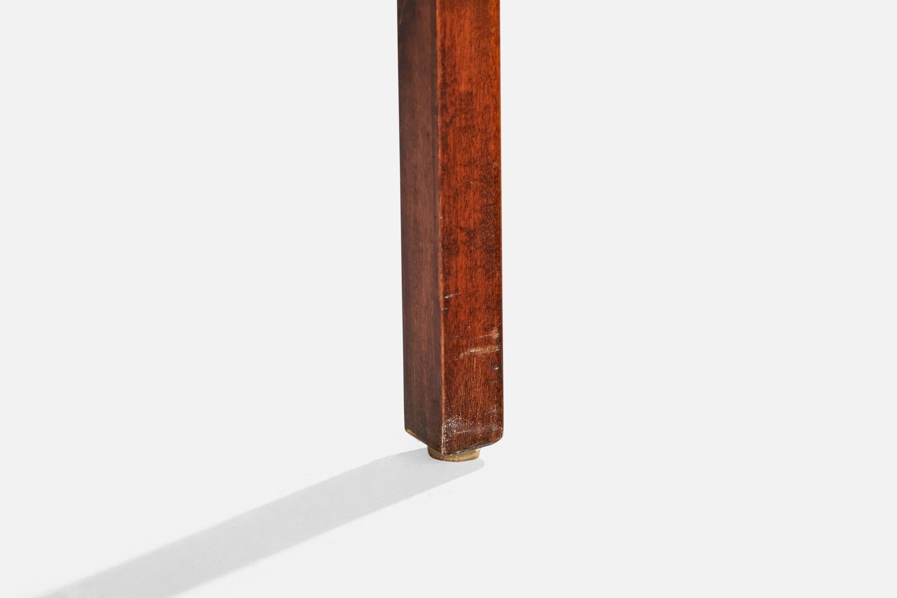 Schwedischer Designer, Beistelltisch, Birke, Eiche, Schweden, 1930er Jahre im Angebot 4