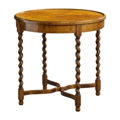 Swedish Designer, Side Table, Birch, Sweden, 1920s