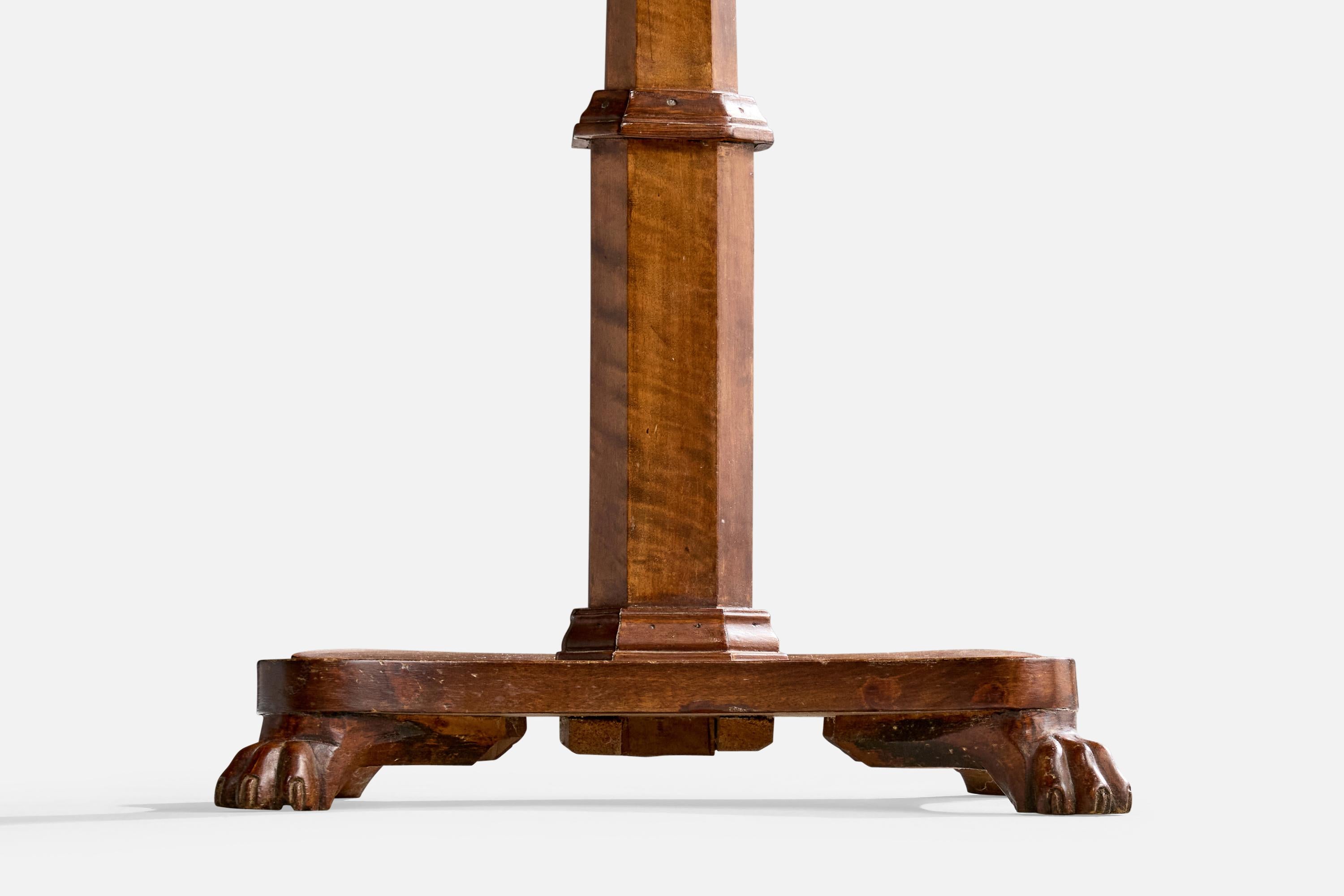 Swedish Designer, Side Table, Birch, Sweden, 1930s For Sale 5