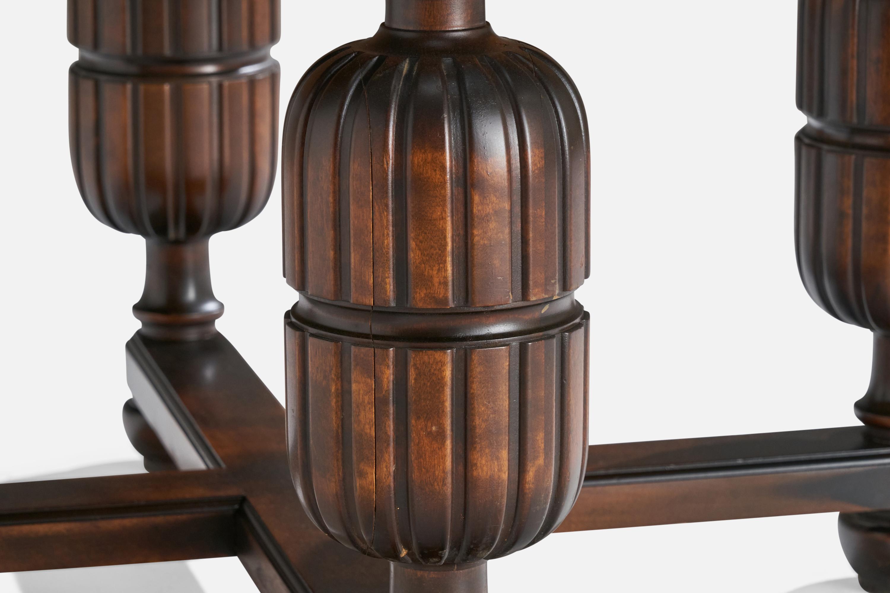 Schwedischer Designer, Beistelltisch, Birke, Schweden, 1930er Jahre im Angebot 7