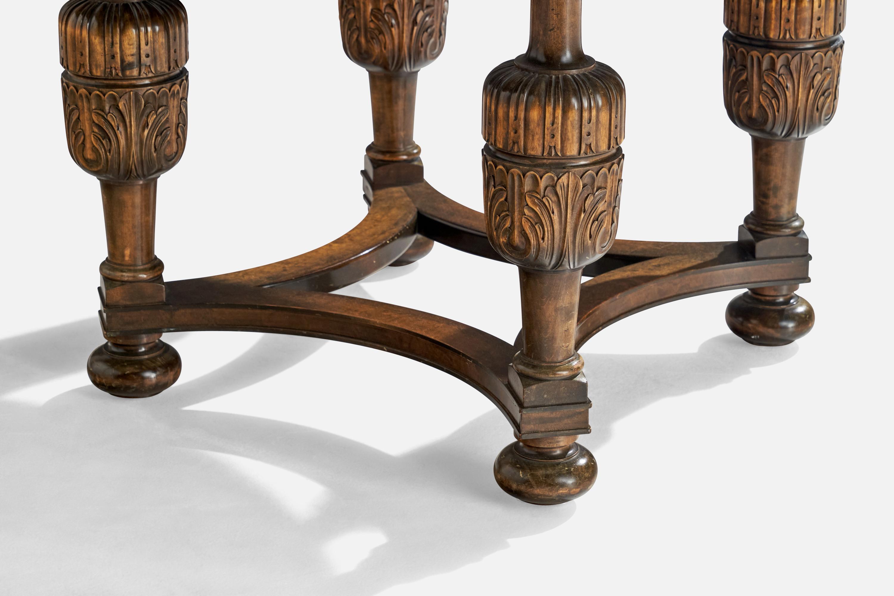 Schwedischer Designer, Beistelltisch, Birke, Schweden, 1930er Jahre im Angebot 7
