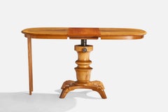 Swedish Designer, Side Table, Birch, Sweden, 1930s