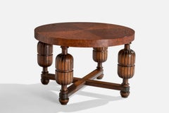 Schwedischer Designer, Beistelltisch, Birke, Schweden, 1930er Jahre