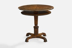 Schwedischer Designer, Beistelltisch, Birke, Schweden, 1930er Jahre